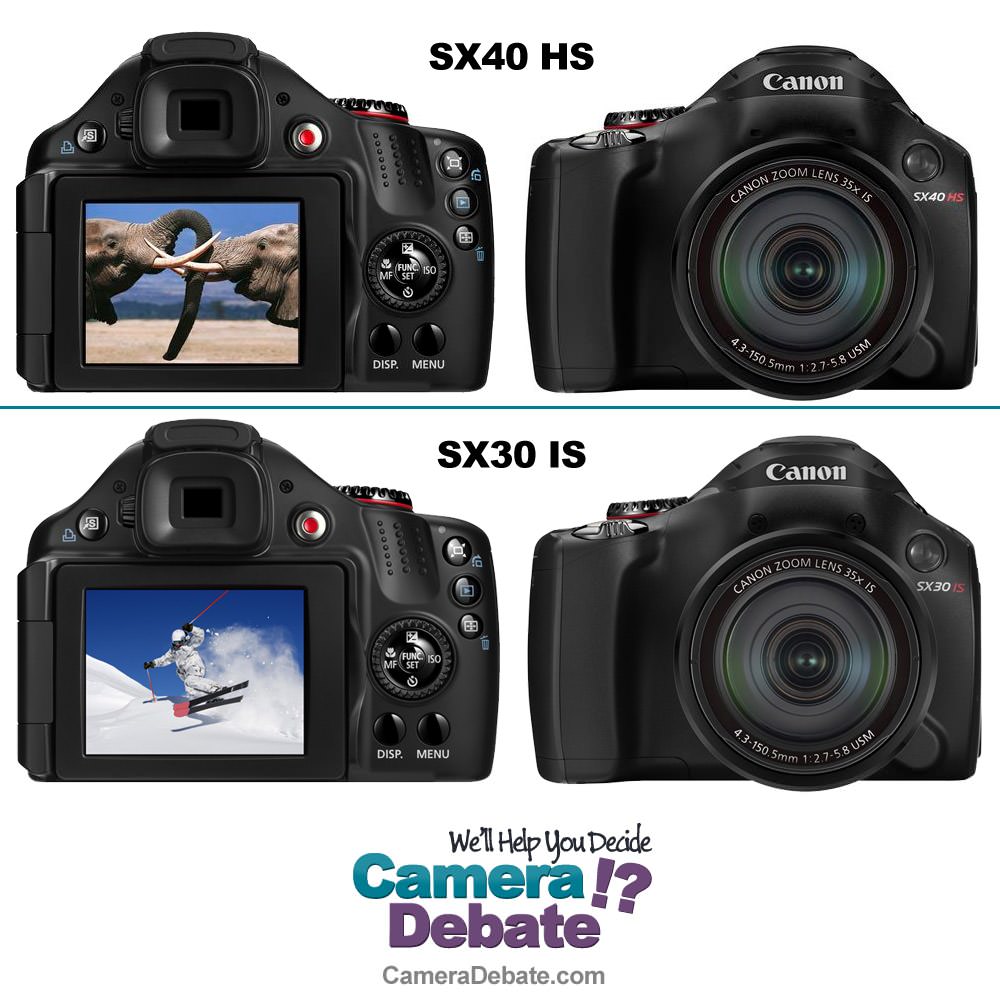 Salie Habubu 鍔 Canon SX40 HS vs Sony HX100V