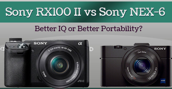 Sony RX100 II (Mark II) vs Sony NEX-6 Comparison