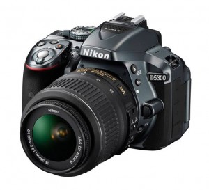 Nikon D5300 (gray) with the 18-55mm kit lens