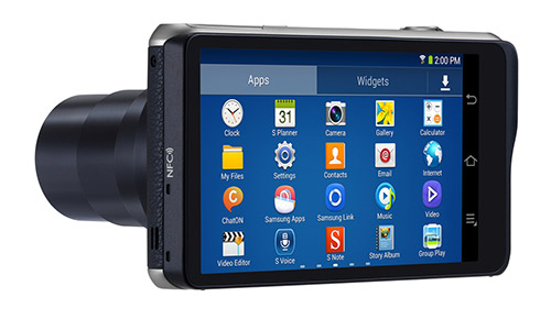 Samsung Galaxy Camera 2, rear showing Android platform