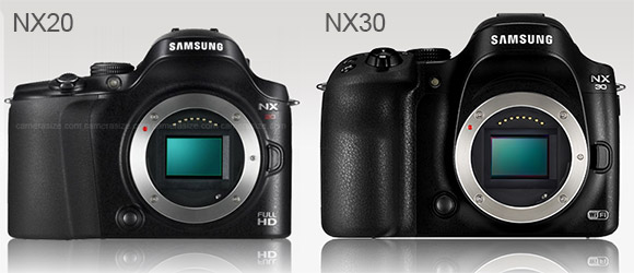 Samsung NX30 and NX30 side by side