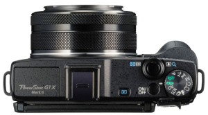 Canon PowerShot G1 X Mark II camera top