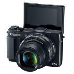 Canon G1 X Mark II tilting display rotated 180 degrees