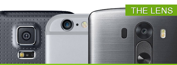 camera lenses: iphone 6 plus, galaxy s5 and lg g3