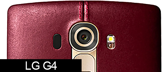 LG G4 rear facing camera