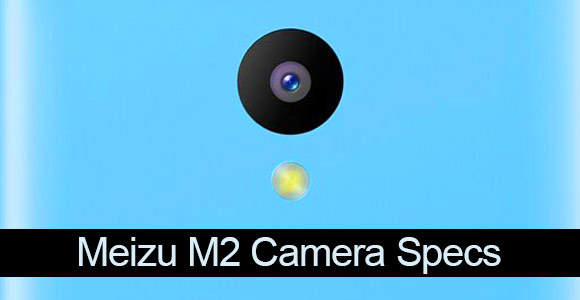 Meizu M2 blue version rear camera